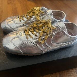 Dries Van Noten metallic shoes size 38